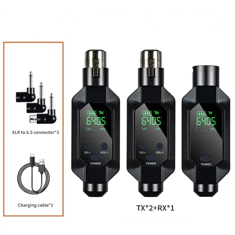 Wireless Microphone Converter XLR Transmitter And Receiver For Dynamic Microphone Guitar Receiver Transmission Adapter
Wireless Microphone Converter XLR Transmitter And Receiver For Dynamic Microphone Guitar Receiver Transmission Adapter