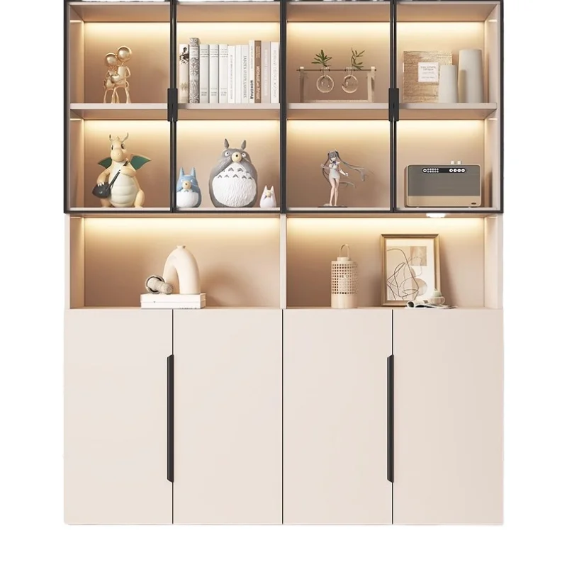 Dining si de cabinet integrated high ca binet agai nst the wall Mo dern simple gla ss disp lay cabin
Dining si de cabinet integrated high ca binet agai nst the wall Mo dern simple gla ss disp lay cabin