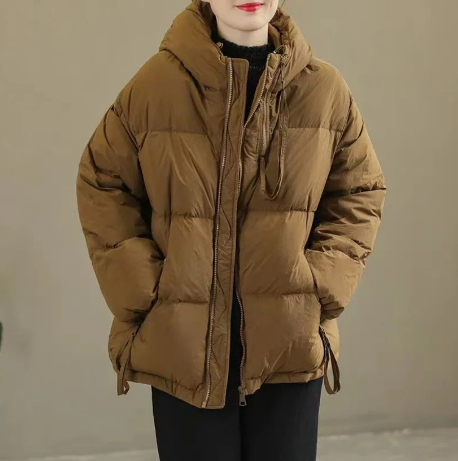 Down Cotton Jackets Women's Short Coat 2026 New Korean Loose Oversized Thick Jacket Fashion Hooded Popular Cotton Jacket trend
Down Cotton Jackets Women's Short Coat 2026 New Korean Loose Oversized Thick Jacket Fashion Hooded Popular Cotton Jacket trend
