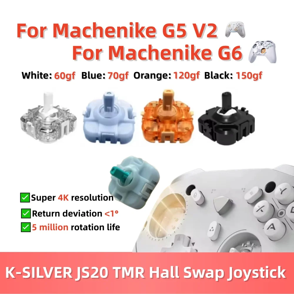 8Pcs Hall Hot Swap Joystick For MACHENIKE G6pro G5pro V2/Thunderobot G80 Game Controller JH20 Hall Joystick 320gf 540gf 700gf
8Pcs Hall Hot Swap Joystick For MACHENIKE G6pro G5pro V2/Thunderobot G80 Game Controller JH20 Hall Joystick 320gf 540gf 700gf
