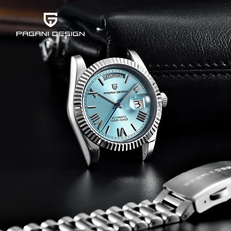 2023 PAGANI DESIGN Latest Business Sports Timetable Sapphire ST16 Mechanical Automatic Chain up Clock 36MM Men Relogio Masculino
2023 PAGANI DESIGN Latest Business Sports Timetable Sapphire ST16 Mechanical Automatic Chain up Clock 36MM Men Relogio Masculino