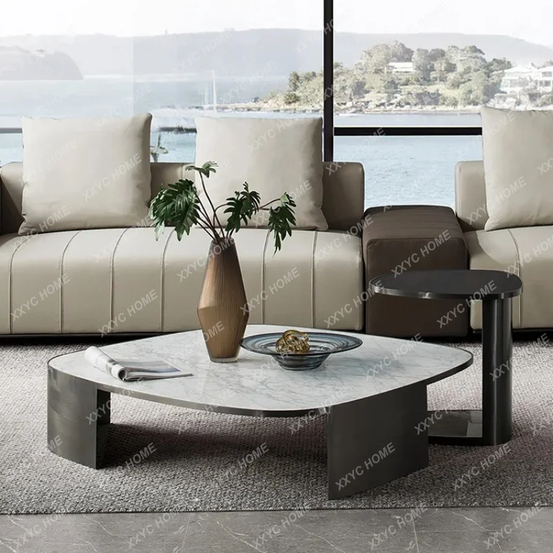Q minimalist marble slate coffee table living room modern simple light luxury coffee table
Q minimalist marble slate coffee table living room modern simple light luxury coffee table