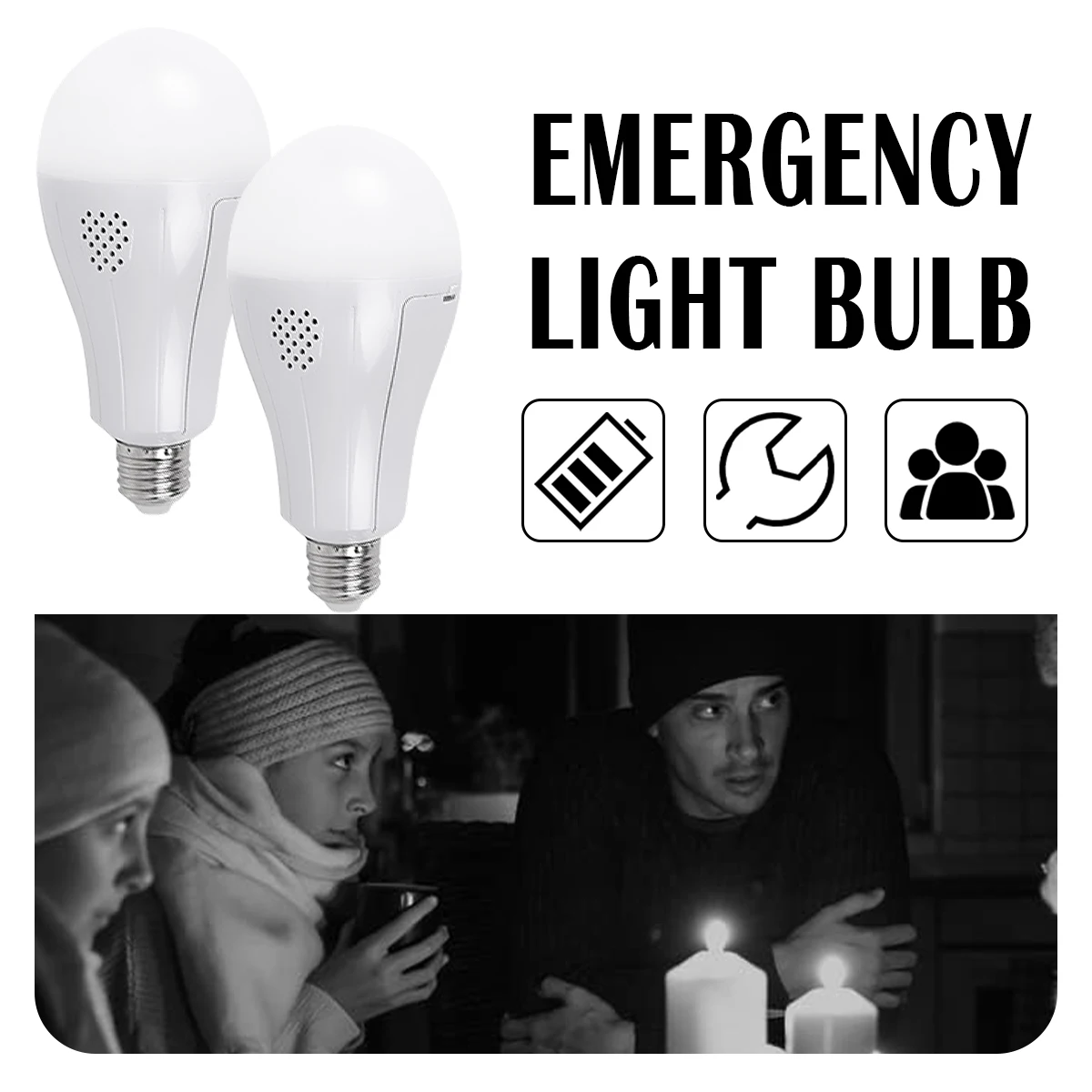 Super Bright 15W LED Light Bulb Power Outage Lighting Household Energy-saving Light Camping Hanging Tent Light 6000K 110V 220V
Super Bright 15W LED Light Bulb Power Outage Lighting Household Energy-saving Light Camping Hanging Tent Light 6000K 110V 220V