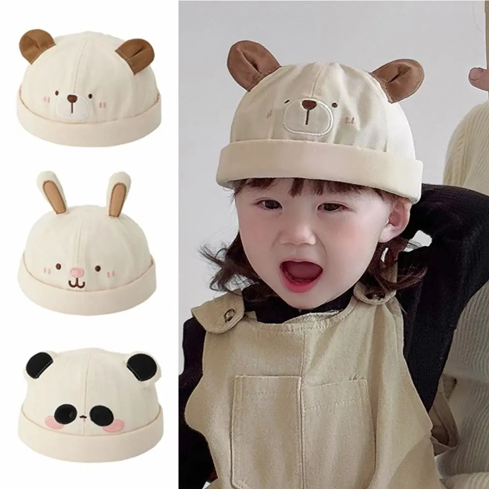 Kawaii Cotton Kids Skullcap Breathable Adjustable Baby Beanie Hats Brimless Cartoon Toddler Sun Hat Sun Protection
Kawaii Cotton Kids Skullcap Breathable Adjustable Baby Beanie Hats Brimless Cartoon Toddler Sun Hat Sun Protection