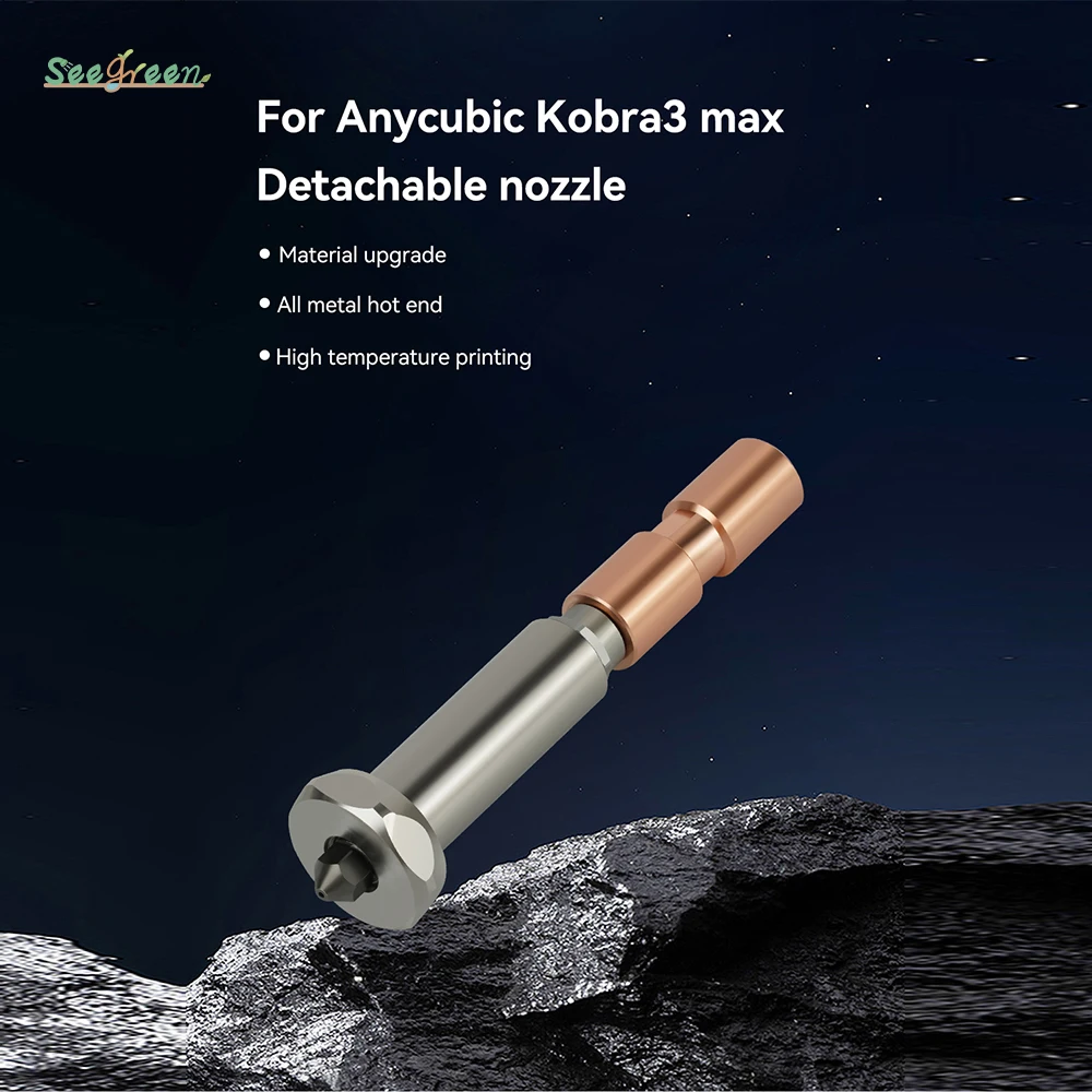 Для Anycubic Kobra 3 Max сопло Hotend Kobra 3 Max Combo горло сопла 0,4 мм 0,6 мм 0,8 мм
Для Anycubic Kobra 3 Max сопло Hotend Kobra 3 Max Combo горло сопла 0,4 мм 0,6 мм 0,8 мм