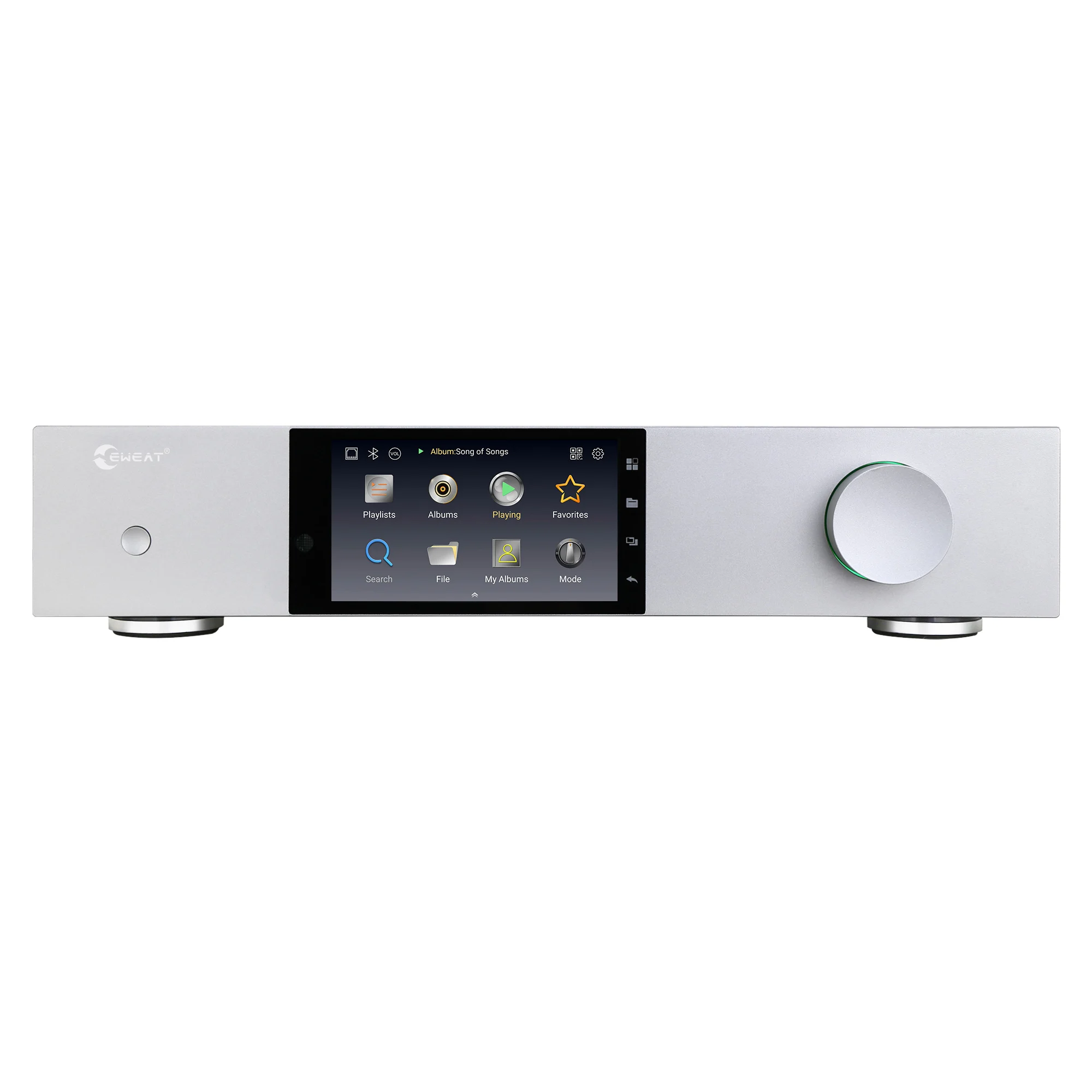 EWEAT DMP50 Streaming Music Player HDD NAS Hi-Fi Music Digital Audio Player DSD512 PCM768 DAC Converter
EWEAT DMP50 Streaming Music Player HDD NAS Hi-Fi Music Digital Audio Player DSD512 PCM768 DAC Converter