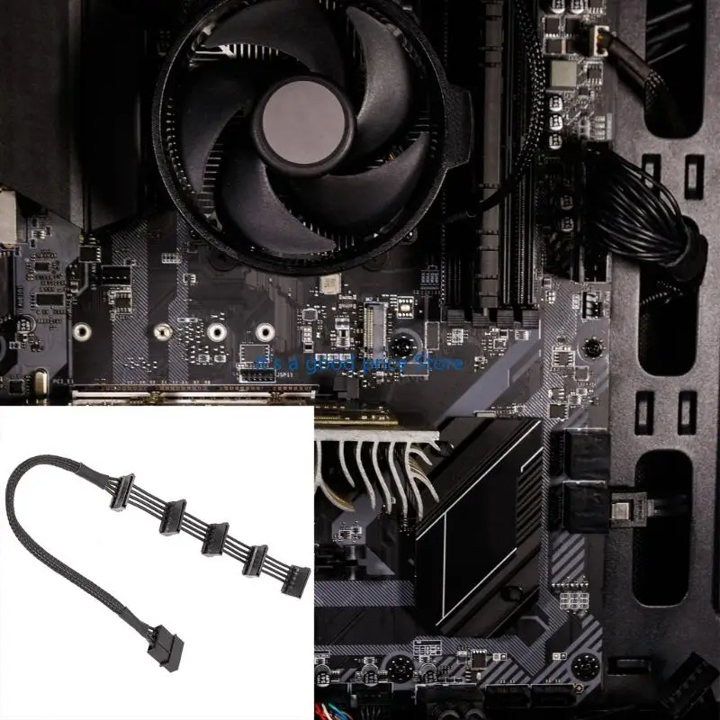 15Pin Male to 5 Port Large 4Pin Female Power Extension Cable 15Pin Power Cable Power Supply Cable for PC Hard Drive
15Pin Male to 5 Port Large 4Pin Female Power Extension Cable 15Pin Power Cable Power Supply Cable for PC Hard Drive