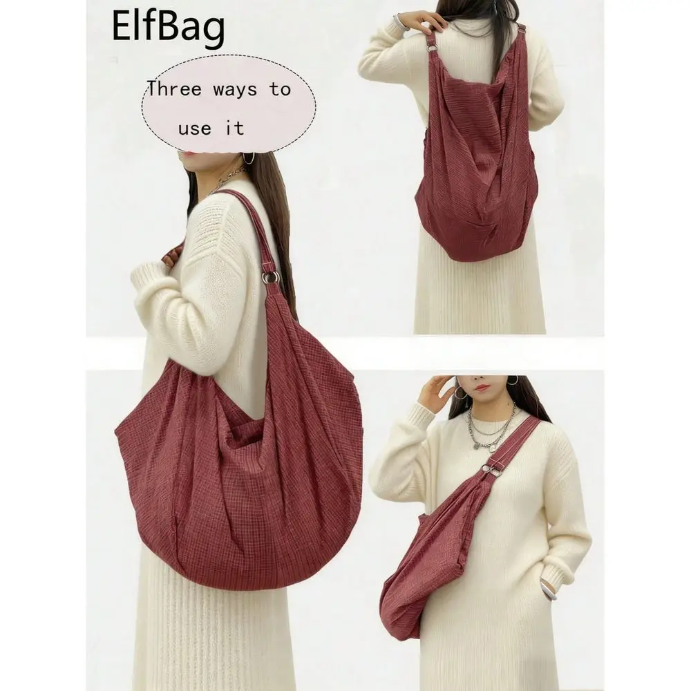 Capacity Plaid Pattern Shoulder Bag, Zipper Closure Burgundy Ladies Crossbody Bag, Casual Versatile Tote Bag, Suitable For Work
Capacity Plaid Pattern Shoulder Bag, Zipper Closure Burgundy Ladies Crossbody Bag, Casual Versatile Tote Bag, Suitable For Work