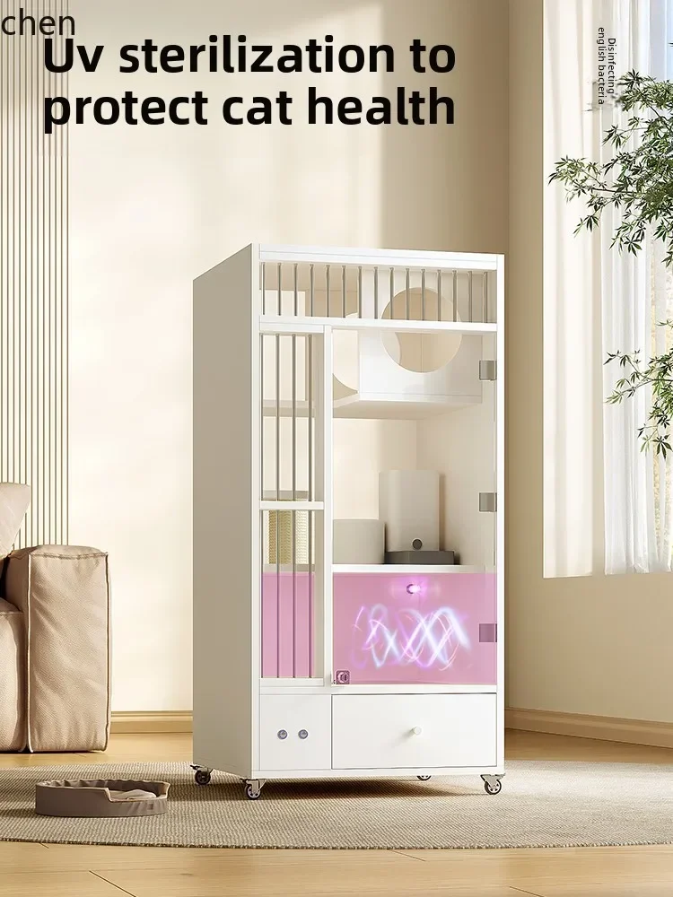 small apartment household does an area of cat cage, solid wood cat cabinet with toilet, integrated panoramic glass cat room
small apartment household does an area of cat cage, solid wood cat cabinet with toilet, integrated panoramic glass cat room