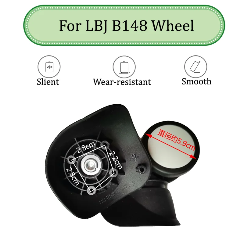 For LBJ B148 Universal Wheel Trolley Case Wheel Replacement Luggage Maintenance Pulley Sliding Casters Slient Wear-resistant
For LBJ B148 Universal Wheel Trolley Case Wheel Replacement Luggage Maintenance Pulley Sliding Casters Slient Wear-resistant