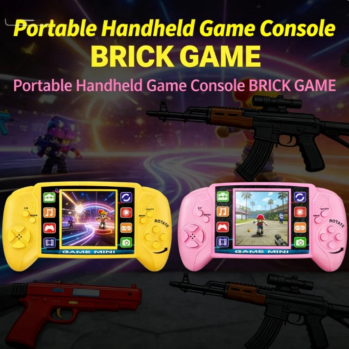 Портативная портативная игровая консоль, кирпичная игра, портативные плееры, ностальгические развивающие игрушки, карманные, 4 цвета, классический подарок ребенку
Портативная портативная игровая консоль, кирпичная игра, портативные плееры, ностальгические развивающие игрушки, карманные, 4 цвета, классический подарок ребенку