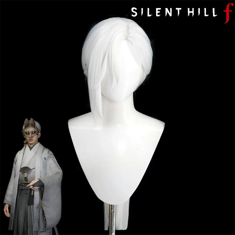 Game Silent Hill F Fox Mask Adult Cosplay Wig White Hair Heat Resistant Synthetic Wigs Halloween Carnival Party Prop
Game Silent Hill F Fox Mask Adult Cosplay Wig White Hair Heat Resistant Synthetic Wigs Halloween Carnival Party Prop