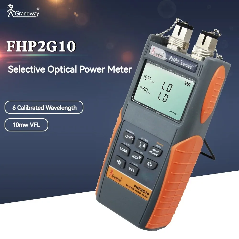 Original Grandway FHP2G10 G/E PON XGS-PON/10G-EPON Optical PON Power Meter 1270/1310/1490/1550/1577/1625nm,
Original Grandway FHP2G10 G/E PON XGS-PON/10G-EPON Optical PON Power Meter 1270/1310/1490/1550/1577/1625nm,