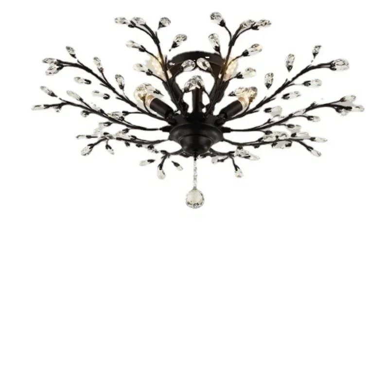 A Modern Crystal Chandelier Lighting Black Ceiling lamp For Living Room Bedroom Kitchen Indoor home Decor Fixture LED Chandelier
A Modern Crystal Chandelier Lighting Black Ceiling lamp For Living Room Bedroom Kitchen Indoor home Decor Fixture LED Chandelier