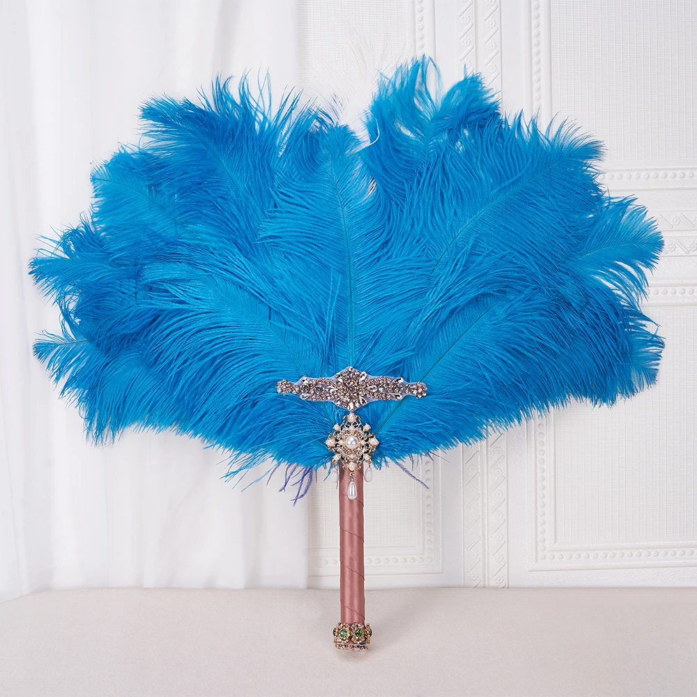 FZD Peacock Crystal Bridal Fan Brooch Bouquet Ivory Alternative Feather Wedding Bouquet Luxury 2024 Rhinestone Crystal BLUE Fans
FZD Peacock Crystal Bridal Fan Brooch Bouquet Ivory Alternative Feather Wedding Bouquet Luxury 2024 Rhinestone Crystal BLUE Fans