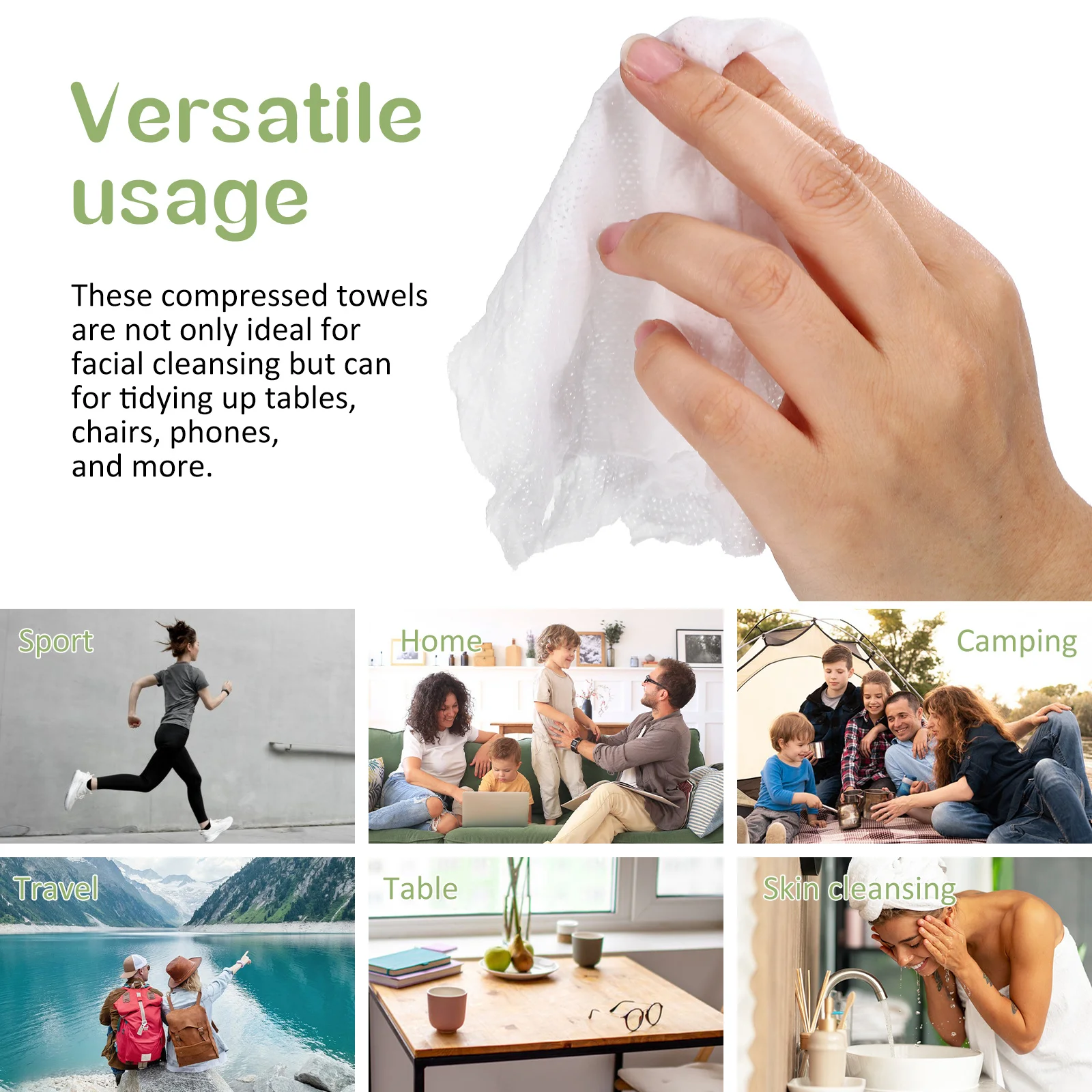 100Pcs Compressed Face Towels Disposable Cotton Travel Washcloths Portable Compact Mini Compressed Towels for Camping Outdoors
100Pcs Compressed Face Towels Disposable Cotton Travel Washcloths Portable Compact Mini Compressed Towels for Camping Outdoors