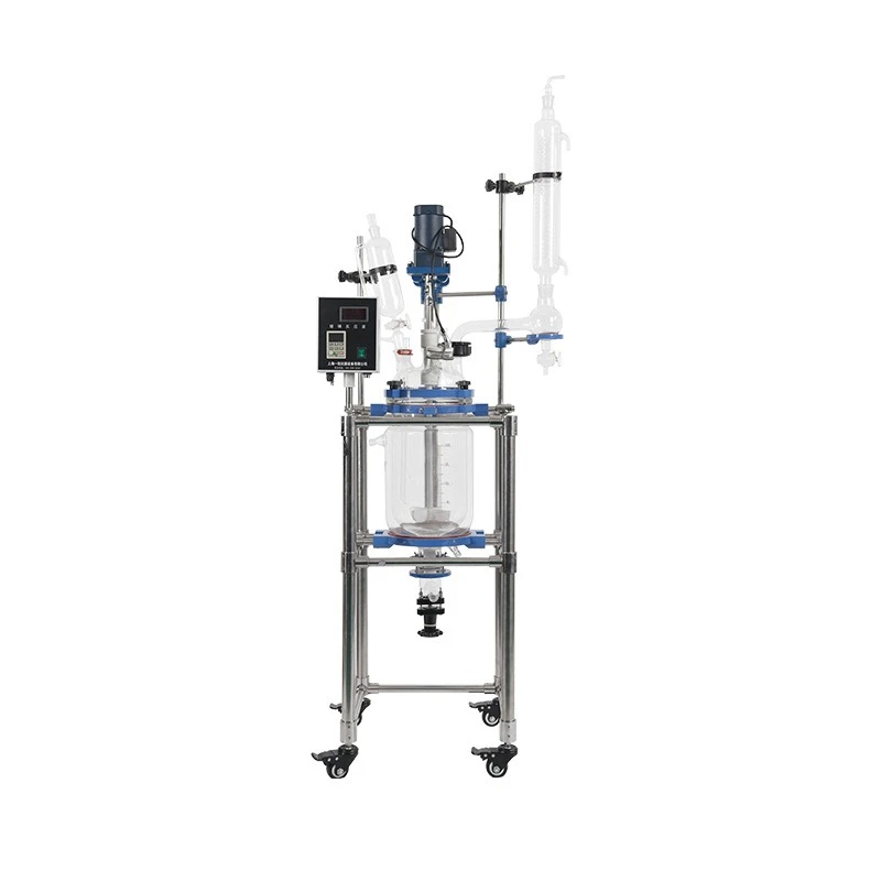 Double-layer glass reactor Laboratory instrument Heating and stirring evenly High temperature constant temperature glass reactor
Double-layer glass reactor Laboratory instrument Heating and stirring evenly High temperature constant temperature glass reactor