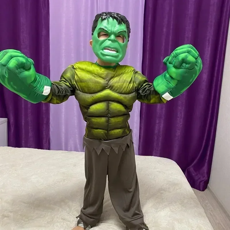 Halloween Boys Superhero Costume Muscle suit Green Giant Cosplay Clothes Kids Anime Party Birthday Gift Dress Up Role Playing
Halloween Boys Superhero Costume Muscle suit Green Giant Cosplay Clothes Kids Anime Party Birthday Gift Dress Up Role Playing