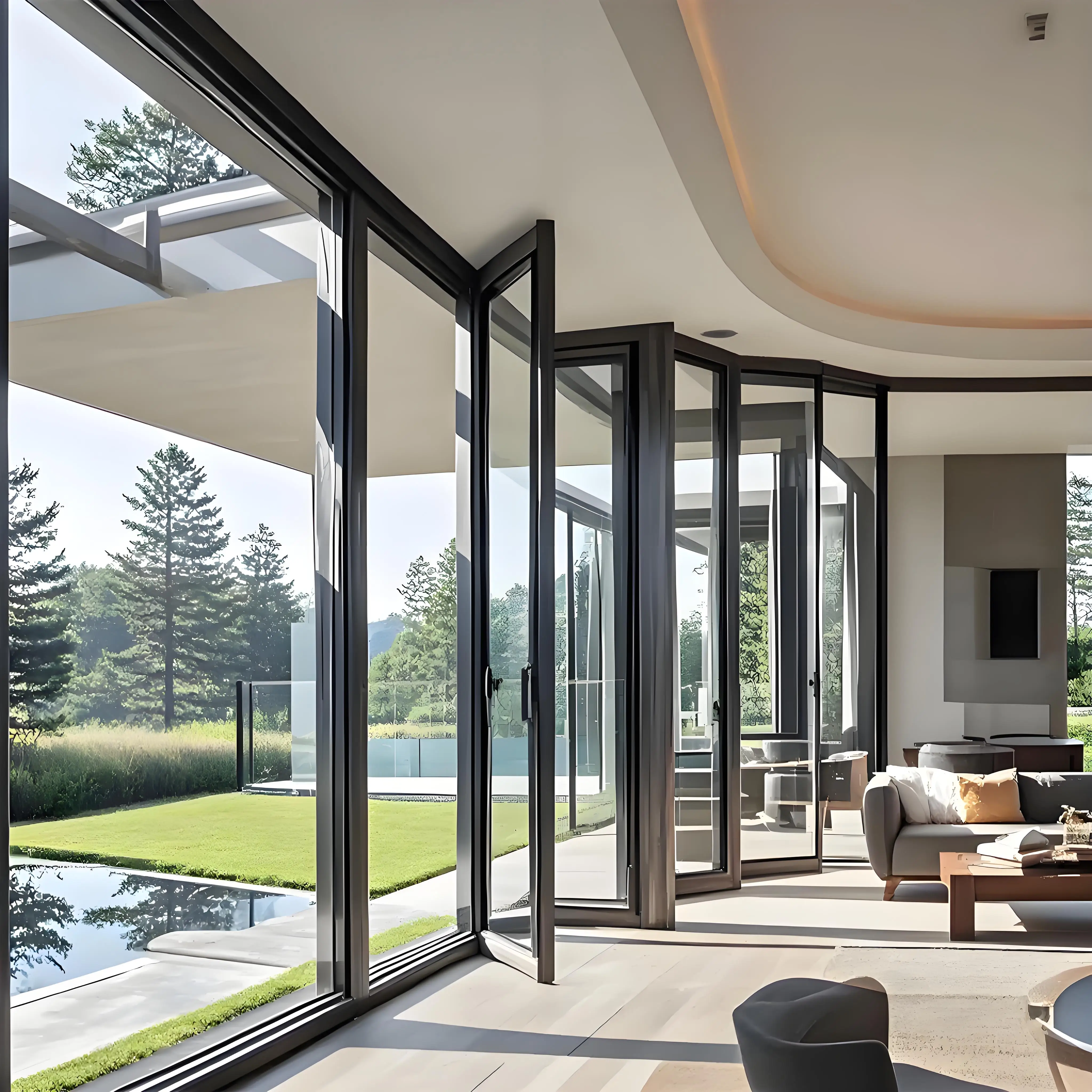 Sixinalu Folding Door Sliding Front Accordion Exteror Bi Fold Doors Aluminum Thermal Double Glaszed Garden Home Decor Custom
Sixinalu Folding Door Sliding Front Accordion Exteror Bi Fold Doors Aluminum Thermal Double Glaszed Garden Home Decor Custom