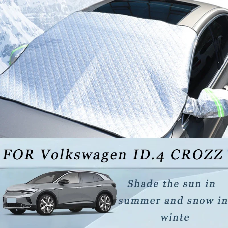 Thickened Car Now Sunshade Windshield Cover With 5/9 Magnets UV Protection Anti Snow Sunlight For Volkswagen ID.4 CROZZ
Thickened Car Now Sunshade Windshield Cover With 5/9 Magnets UV Protection Anti Snow Sunlight For Volkswagen ID.4 CROZZ