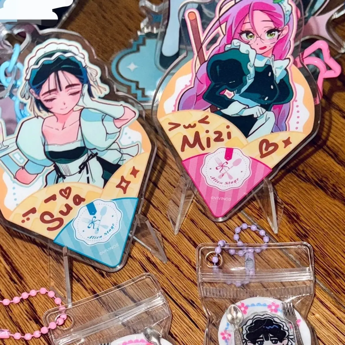 Брелок в стиле аниме AlienStage с героями мультфильмов Sua Mizi, акриловый кулон, брелок для ключей, ювелирные изделия, украшения для рюкзака, автомобильный брелок
Брелок в стиле аниме AlienStage с героями мультфильмов Sua Mizi, акриловый кулон, брелок для ключей, ювелирные изделия, украшения для рюкзака, автомобильный брелок