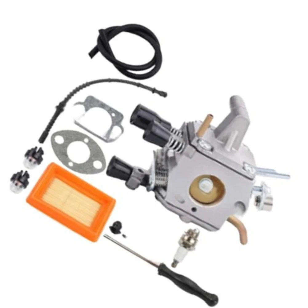 1set Carburetor Kit For FS120 FS120R FOR FS300 BT120C BT121 Carburetor Air Filter Oil Filter Parts Garden Power Tool
1set Carburetor Kit For FS120 FS120R FOR FS300 BT120C BT121 Carburetor Air Filter Oil Filter Parts Garden Power Tool