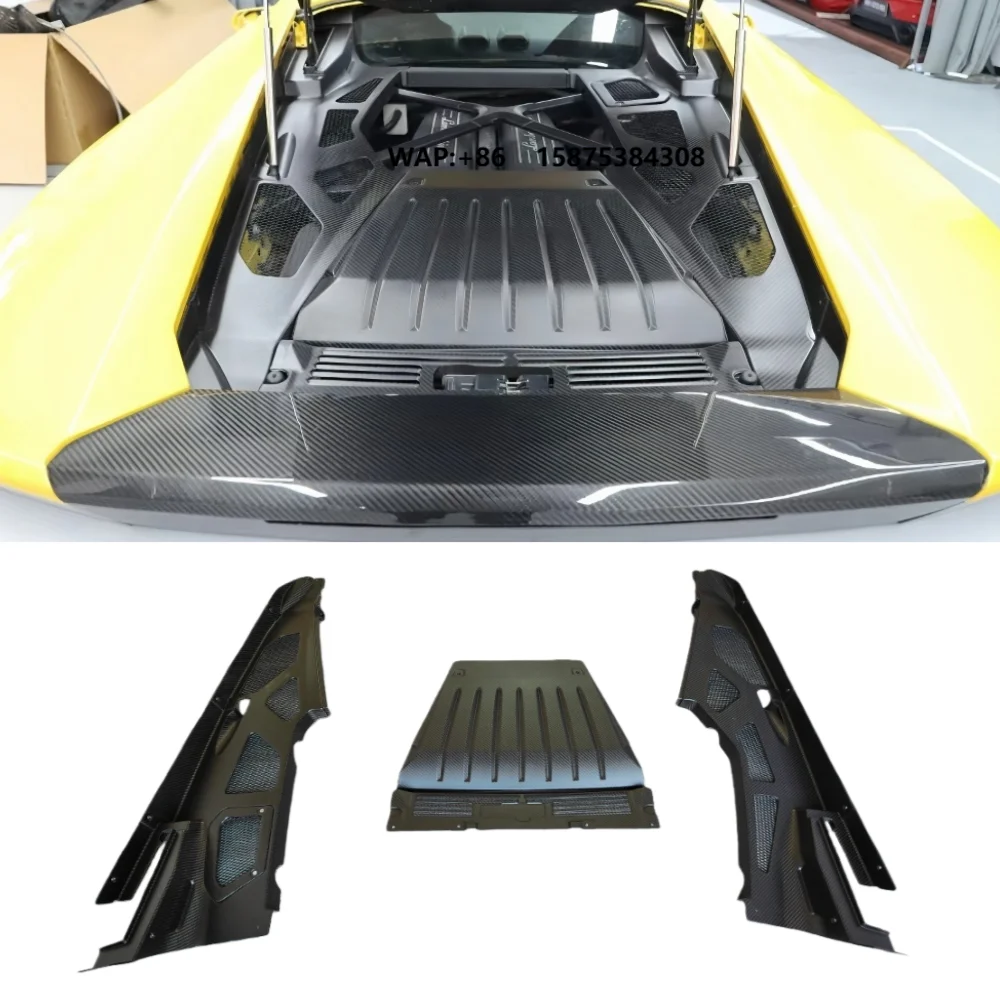 New OEM Style Dry Carbon Fiber Matte Engine Hood Engine protection Cover Suitable for LP580 LP610
New OEM Style Dry Carbon Fiber Matte Engine Hood Engine protection Cover Suitable for LP580 LP610