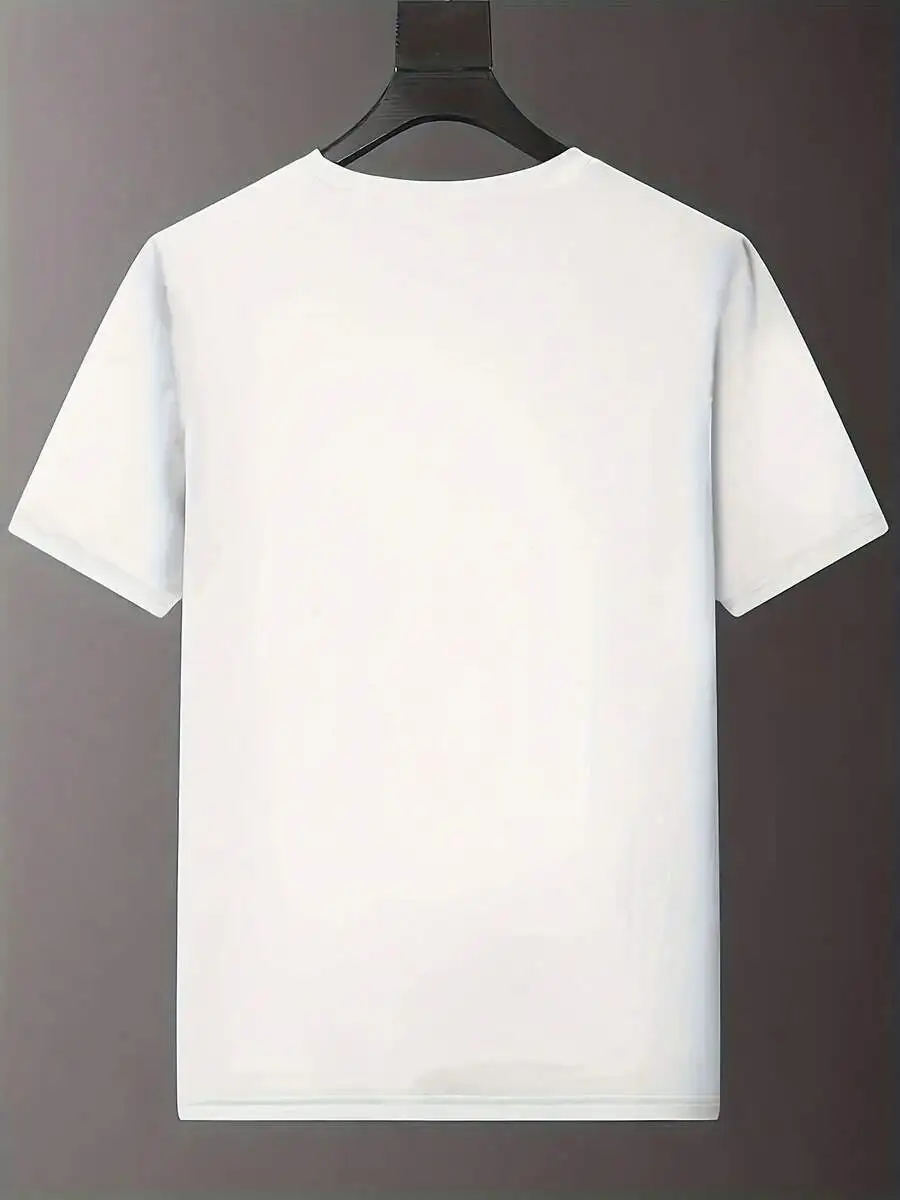 Mens Casual Loose Fit Short Sleeve T-Shirt Breathable Lightweight Summer Top
Mens Casual Loose Fit Short Sleeve T-Shirt Breathable Lightweight Summer Top