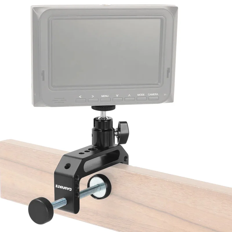 CAMVATE Universal Super C Clamp (Extended Edition) With 1/4"-20 Ball Head Support Holder For Photographic Accessories
CAMVATE Universal Super C Clamp (Extended Edition) With 1/4"-20 Ball Head Support Holder For Photographic Accessories