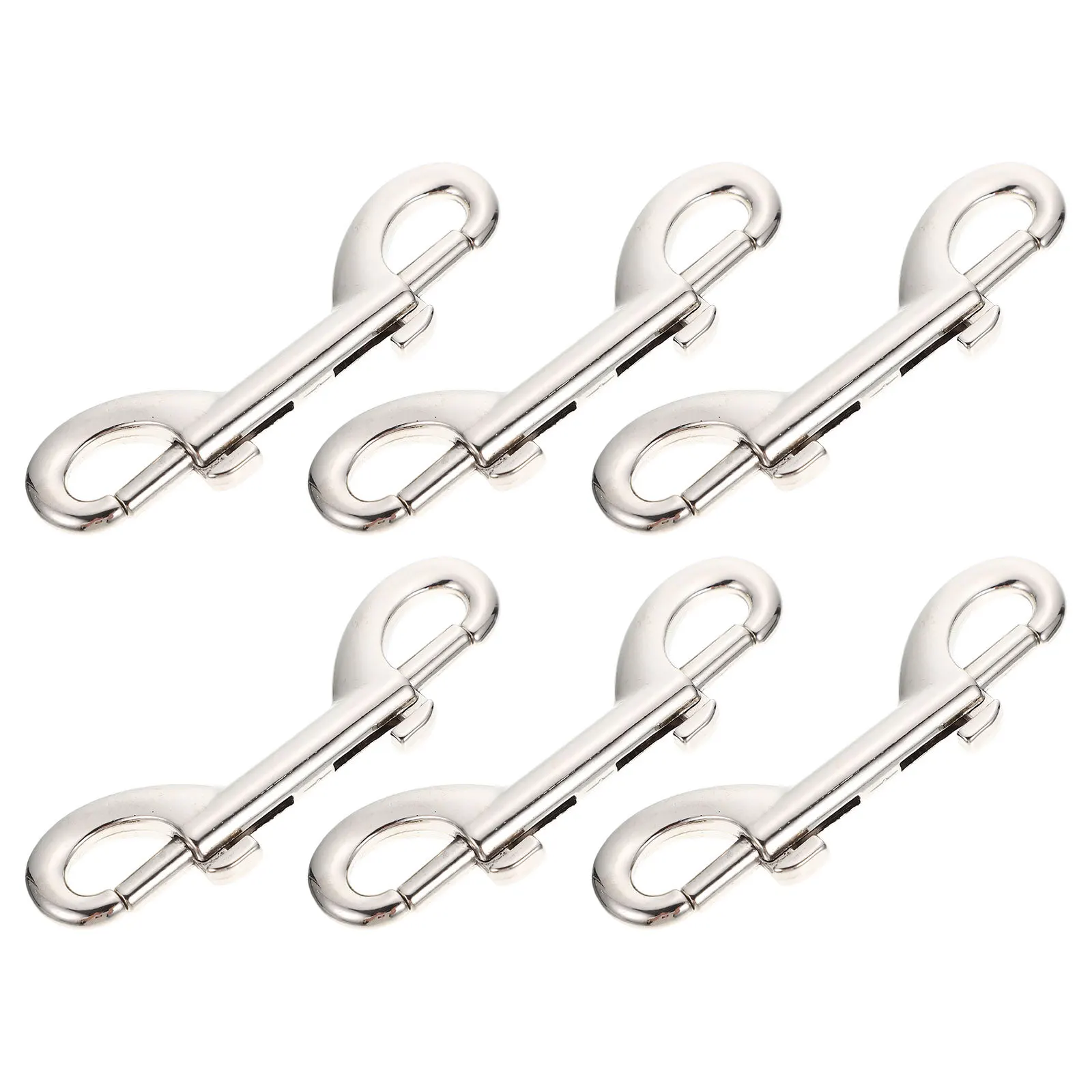 6Pcs Pet Leash Zinc Alloy Snap Hooks Multipurpose Double Ended Clips for Dog Collars Luggage Straps Backpack Buckles 
6Pcs Pet Leash Zinc Alloy Snap Hooks Multipurpose Double Ended Clips for Dog Collars Luggage Straps Backpack Buckles