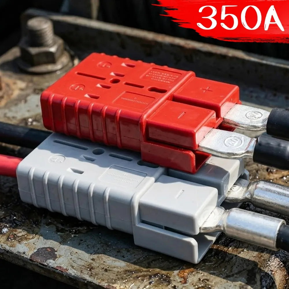 350A Forklift Battery Charging Plug Power Connector Flame Retardant PC Silver Plated Copper Terminal Quick Disconnect Wire Parts
350A Forklift Battery Charging Plug Power Connector Flame Retardant PC Silver Plated Copper Terminal Quick Disconnect Wire Parts