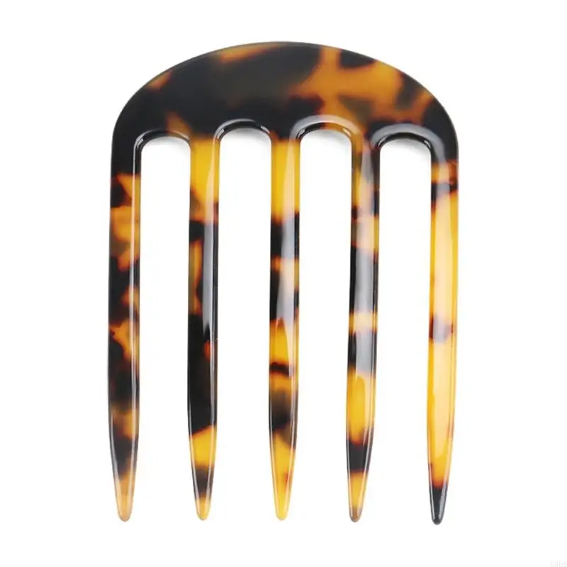 H9ED Twist Hair Side Comb Cellulose Acetate 5 Teeth Tortoise for Shell Chignon Hairpi
H9ED Twist Hair Side Comb Cellulose Acetate 5 Teeth Tortoise for Shell Chignon Hairpi