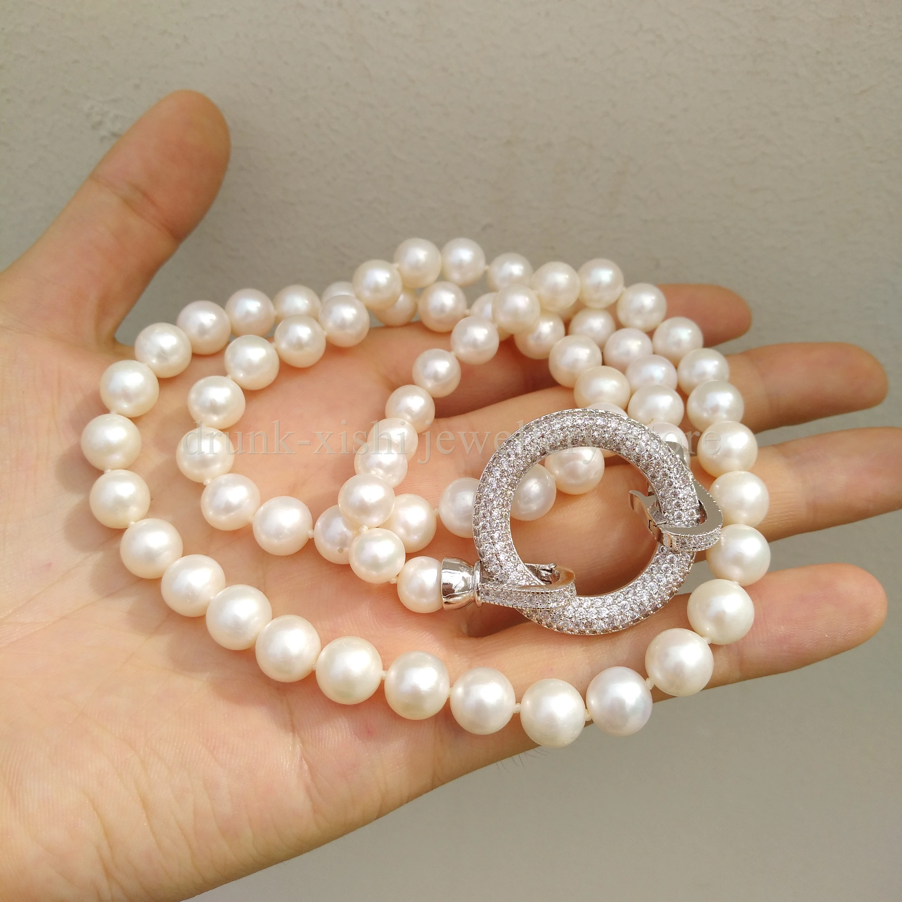 56cm 8-9mm AAA Perfect South Sea White Cream Pearl Single Necklace Princess Daily Free Shipping At Wedding Party
56cm 8-9mm AAA Perfect South Sea White Cream Pearl Single Necklace Princess Daily Free Shipping At Wedding Party