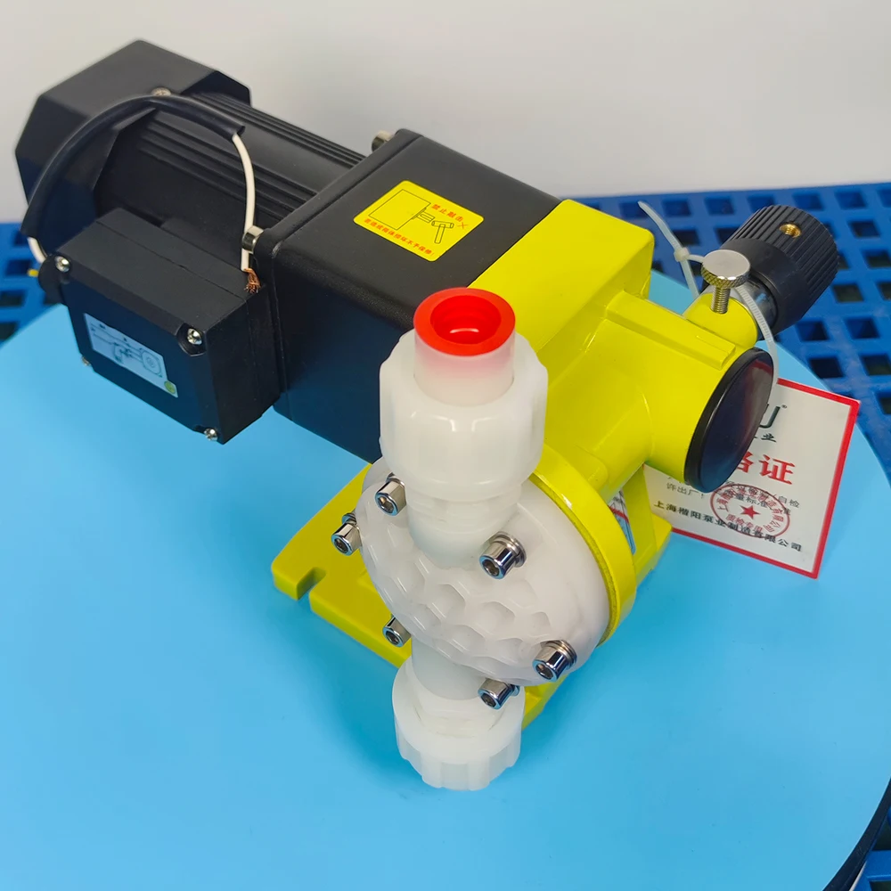 100LPH 5Bar chemical diaphragm mechanical dosing pump PVDF material liquid reciprocating metering pump
100LPH 5Bar chemical diaphragm mechanical dosing pump PVDF material liquid reciprocating metering pump