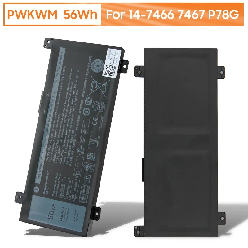 Аккумуляторная батарея PWKWM для DELL Inspiron14-7466 7467 7000 P78G 7467-D1545B/R D1745B/R 56 Втч
Аккумуляторная батарея PWKWM для DELL Inspiron14-7466 7467 7000 P78G 7467-D1545B/R D1745B/R 56 Втч