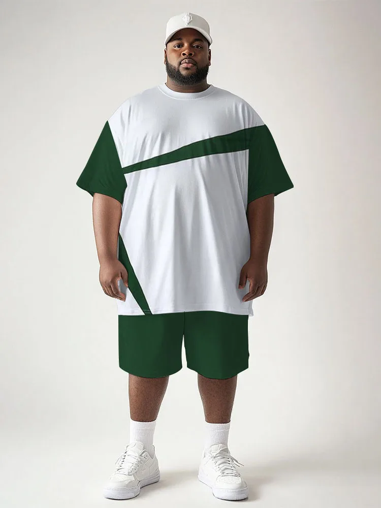 Biggmans Plus Size Daily Loose Two Piece Set Green Geometric Print Short Sleeve Shorts Suit Streetwear Casual Sport Male Set New
Biggmans Plus Size Daily Loose Two Piece Set Green Geometric Print Short Sleeve Shorts Suit Streetwear Casual Sport Male Set New