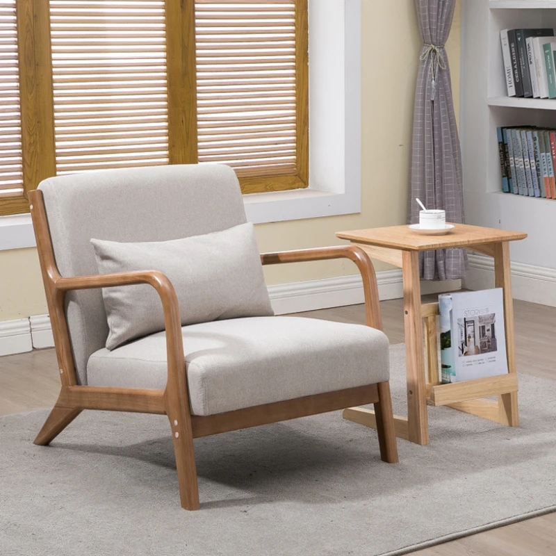 Simple Wood Fabric Chair Cusion Back Support Comfy Modern Nordic Chair Modern Single Designer Fauteuil Living Room Furniture
Simple Wood Fabric Chair Cusion Back Support Comfy Modern Nordic Chair Modern Single Designer Fauteuil Living Room Furniture