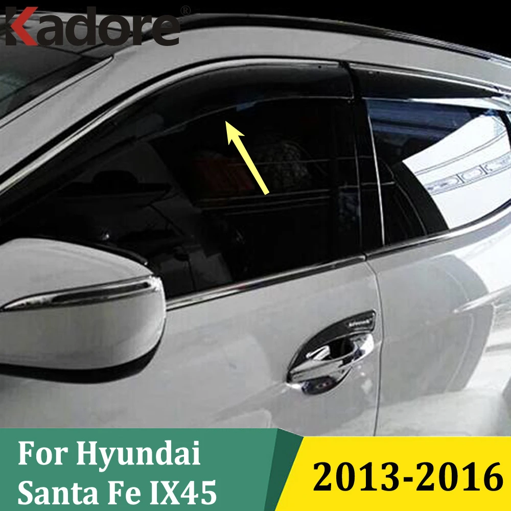 For Hyundai Santa Fe 2013 2014 2015 2016 Window Visor Door Rain Sun Shield Side Windows Cover Trim Car Accessories
For Hyundai Santa Fe 2013 2014 2015 2016 Window Visor Door Rain Sun Shield Side Windows Cover Trim Car Accessories