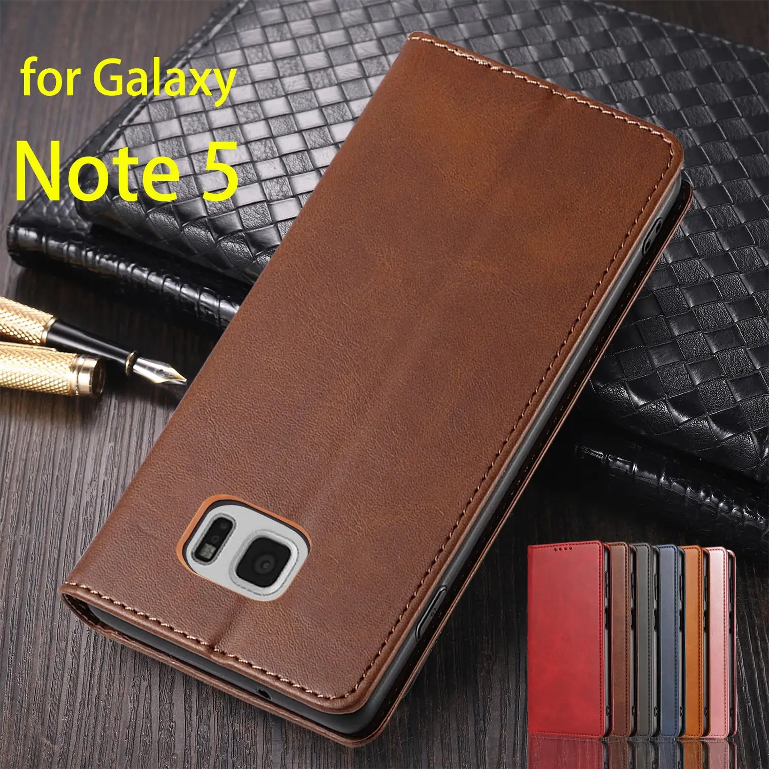 Leather Case for Samsung Galaxy Note 5 Note5 N9200 N920F Case Holster Magnetic Attraction Flip Cover Wallet Case Fundas Coque
Leather Case for Samsung Galaxy Note 5 Note5 N9200 N920F Case Holster Magnetic Attraction Flip Cover Wallet Case Fundas Coque