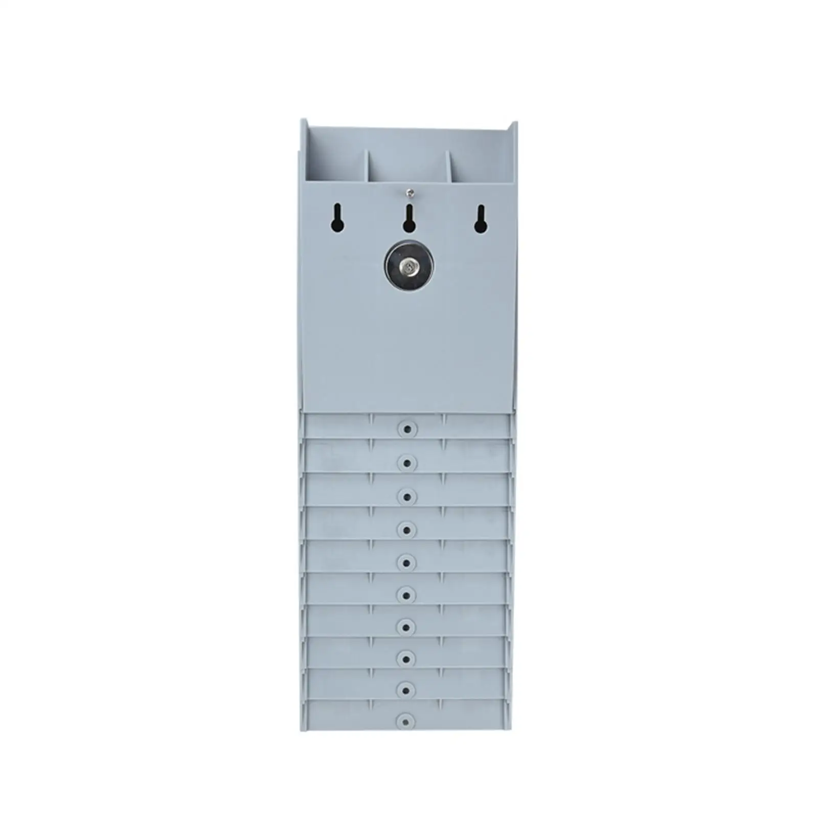 Time Cards Rack Office Supplies with 10 Pocket Slots Wall Mount for Factory
Time Cards Rack Office Supplies with 10 Pocket Slots Wall Mount for Factory
