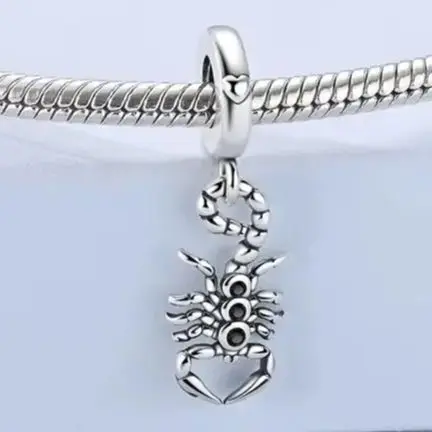 925 Silver Charm Scorpion Fit Original Bracelet Beads Making For Woman Fine Jewelry
925 Silver Charm Scorpion Fit Original Bracelet Beads Making For Woman Fine Jewelry