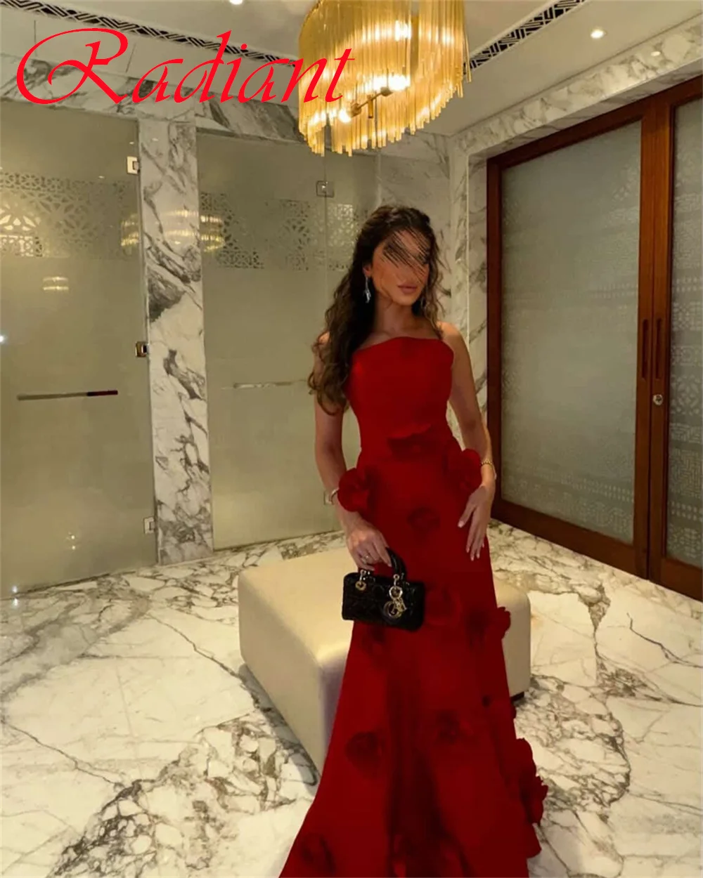 Customized Temperament Red Satin Evening Dress Exquisite Strapless Sleeveless Homecoming Dress Classic Special Occasion Gowns
Customized Temperament Red Satin Evening Dress Exquisite Strapless Sleeveless Homecoming Dress Classic Special Occasion Gowns
