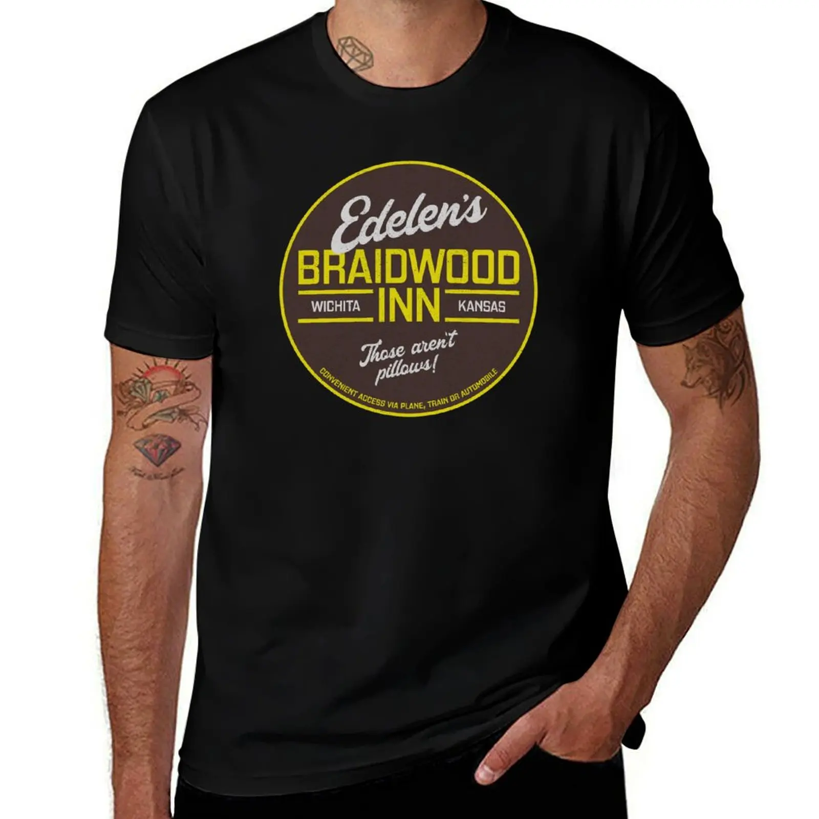 Edelen's Braidwood Inn T-Shirt custom t-shirts clothes blue lock plain t shirts men
Edelen's Braidwood Inn T-Shirt custom t-shirts clothes blue lock plain t shirts men