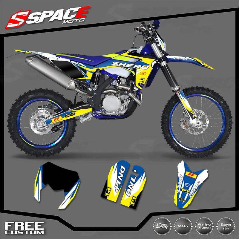 Наклейки и графика для мотоциклов SPACE Custom: фоновые декали для SHERCO 2012-2016 SE250 300, комплекты наклеек 005
Наклейки и графика для мотоциклов SPACE Custom: фоновые декали для SHERCO 2012-2016 SE250 300, комплекты наклеек 005