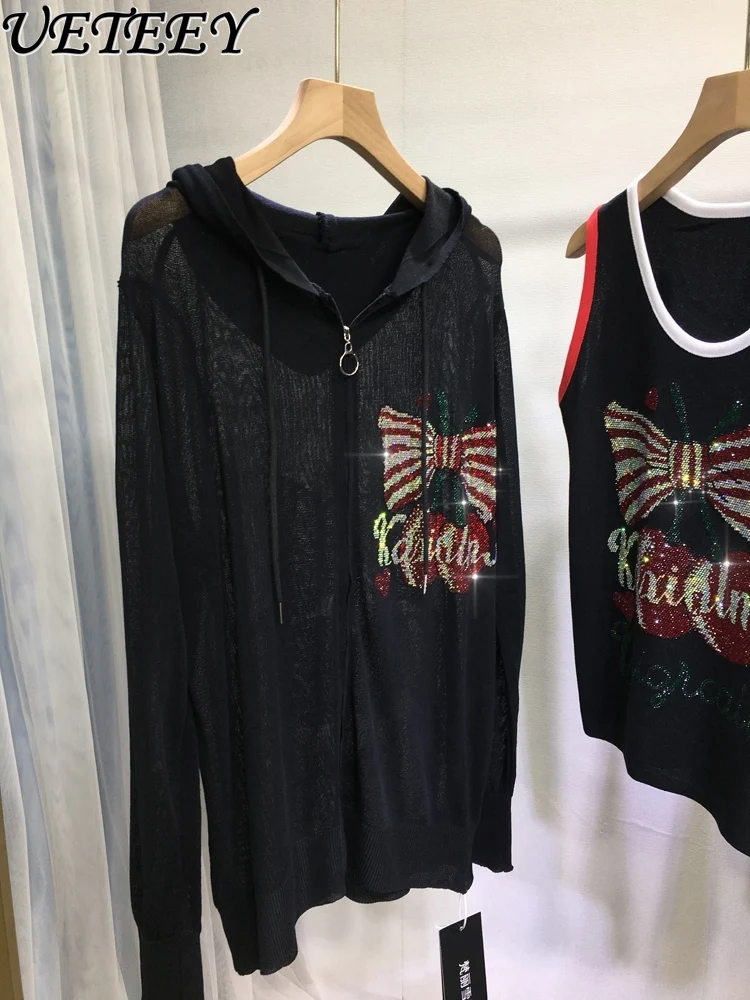 Heavy Industry Diamond Sunscreen Shirt Loose Slim Black Light Breathable Ice Silk Vest Printed Black Cardigan Jacket Summer Top
Heavy Industry Diamond Sunscreen Shirt Loose Slim Black Light Breathable Ice Silk Vest Printed Black Cardigan Jacket Summer Top