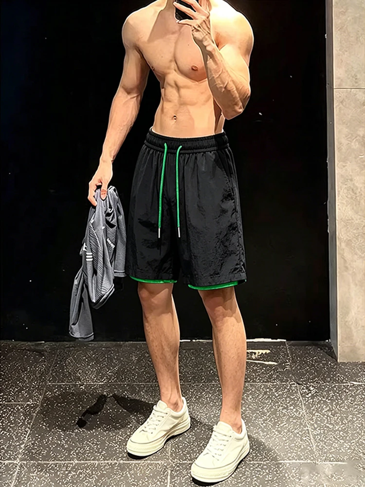 Quick Dry Nylon Shorts Men's Summer Fitness Sport Five-Point Casual Outdoor Splicing Beach Pants Loose Elastic Waistband
Quick Dry Nylon Shorts Men's Summer Fitness Sport Five-Point Casual Outdoor Splicing Beach Pants Loose Elastic Waistband