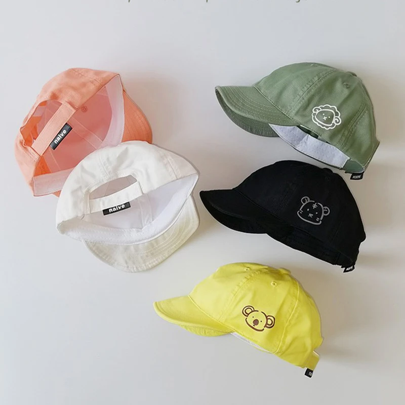 Cartoon Baby Baseball Hat Solid Color Soft Brim Toddler Snapback Cap Spring Summer Thin Cotton Boy Girl Sun Hat
Cartoon Baby Baseball Hat Solid Color Soft Brim Toddler Snapback Cap Spring Summer Thin Cotton Boy Girl Sun Hat