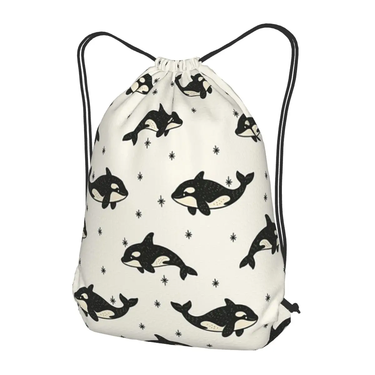 Killer Whale Orca Pattern Backpacks Casual Drawstring Bags Sports Bag Book Bags for Travel Students
Killer Whale Orca Pattern Backpacks Casual Drawstring Bags Sports Bag Book Bags for Travel Students
