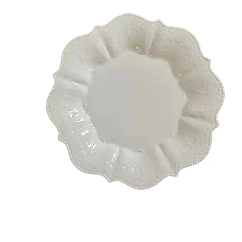 Western food plate ceramic European light luxury steak pasta salad fat reduction plate
Western food plate ceramic European light luxury steak pasta salad fat reduction plate