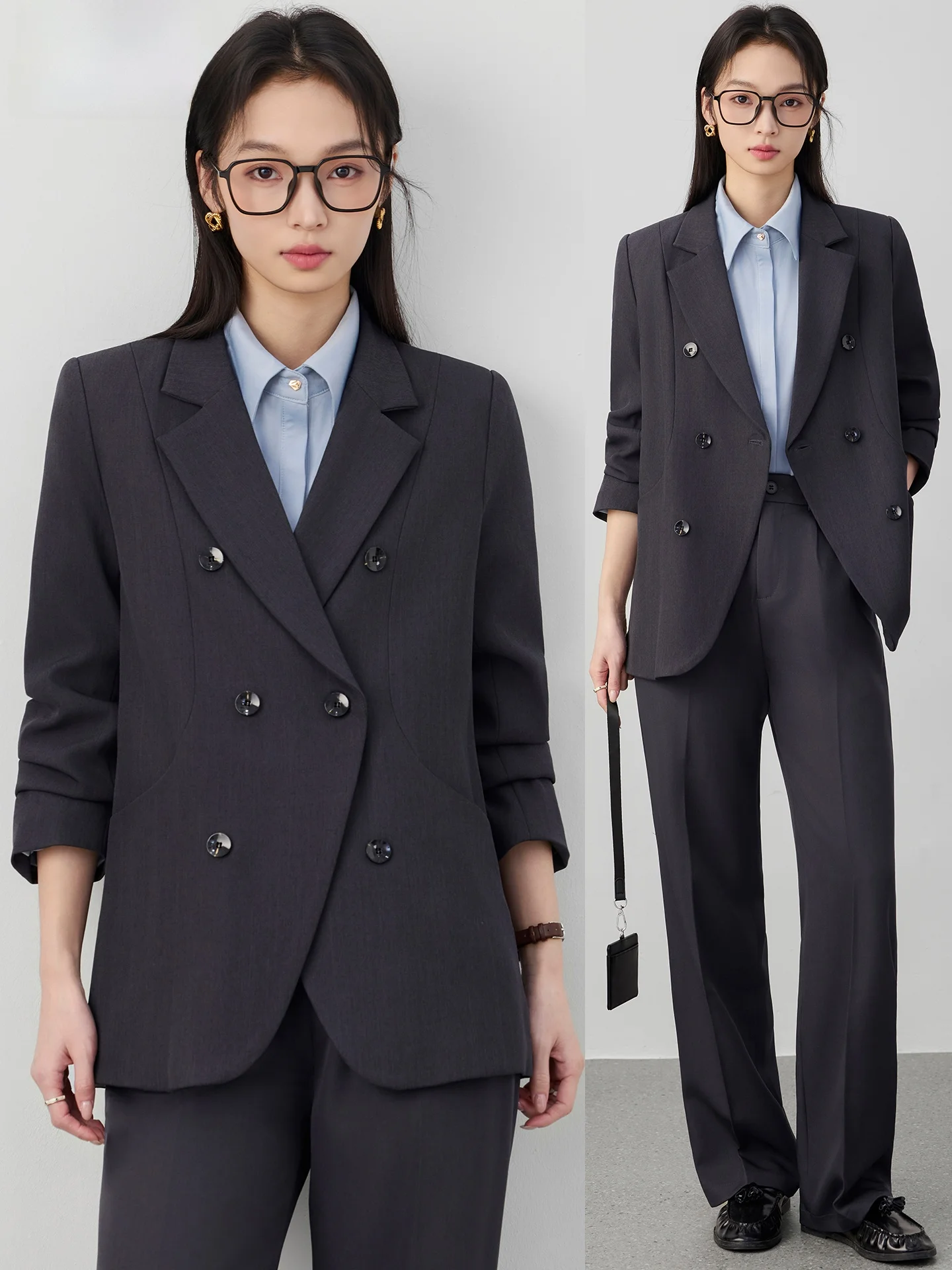 Костюмный комплект женский весна-осень 2026: Новинка, высококачественная повседневная свободная верхняя одежда для деловых встреч и офиса
Костюмный комплект женский весна-осень 2026: Новинка, высококачественная повседневная свободная верхняя одежда для деловых встреч и офиса